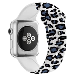 Sport Strap for Apple Watch band 44mm 40mm 45mm 49mm 38mm 42mm 41mm Printed Silicone Bracelet for iwatch series 7 6 5 3 SE ultra