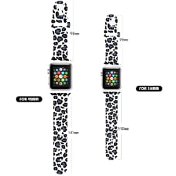 Sport Strap for Apple Watch band 44mm 40mm 45mm 49mm 38mm 42mm 41mm Printed Silicone Bracelet for iwatch series 7 6 5 3 SE ultra