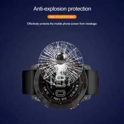 Tempered Glass Film For Garmin watch Fenix 7 7S 7X Pro Smartwatch Full Screen Protector Cover Clear/Anti Purple Light Glass Film