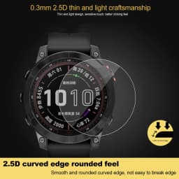 Tempered Glass Film For Garmin watch Fenix 7 7S 7X Pro Smartwatch Full Screen Protector Cover Clear/Anti Purple Light Glass Film
