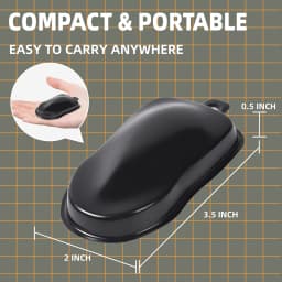 OPHIR 30pcs Plastic Speed Shape Color Display Model 5x9cm Plastic Model Car Color Paint Testing Black & White for Choose AC060