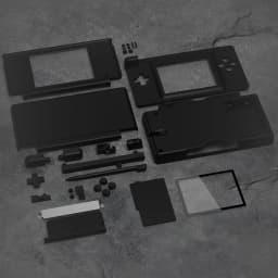 eXtremeRate Replacement Full Housing Shell for Nintendo DS Lite for NDSL - Black
