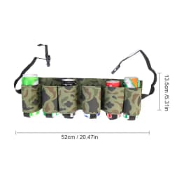Beer Belt Holder For Men Portable Soda Bottle Beer Holder Drink Can Holder Holds 6 Cans Adjustable Beer Waist Holder For Parties