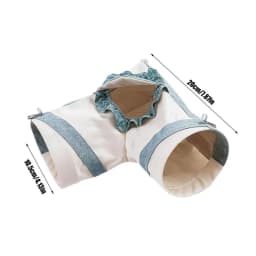 Rabbit Tunnel Toys Pet Hide Nest Hamster Tunnels Ferret Play Tunnel for Indoor Bunnies Activity Tunnels Tube Small pets supplies