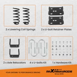 3" Front Lowering Coil Springs 5" Rear Drop Flip Kit For Ford Ranger 1983-1997