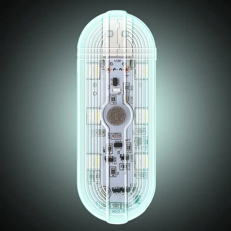 LED Flashing Lights For Car 7 Colors USB Rechargeable Lights High Brightness LED Anti-Collision & Warning Lights For Motorcycles