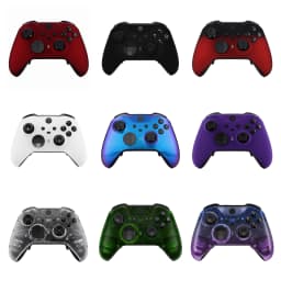 eXtremeRate Replacement Front Housing Shell Case for Xbox One Elite Series 2 Controller Model 1797 - Clear & Single Series