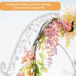 Heavy Duty Metal Wedding Arch, Garden Arbor, Trellis, Archway, Pergola, Balloon Decor Backdrop Stand
