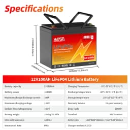 6Ah 10Ah 12Ah 20Ah 30Ah 12V 100Ah LiFePO4 Battery Pack BMS 200Ah 300Ah Lithium Iron Phosphate Rechargeable Battery Bateria