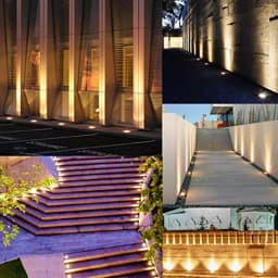 Landscape Lights - LED Well Lights with 8 Pack 6W 12V-24V IP67 Waterproof Low Voltage Landscape Lighting for Driveway Deck Step