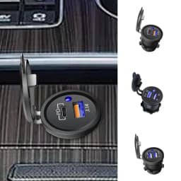 Car Fast Charger 2 Ports Car Phone Charger Adapter Cell Phone Car Charger For Most Phones And Tablets USB Socket For Car
