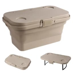 Folding Picnic Basket Multifunctional Picnic Basket Anti-Leak Picnic Basket Portable Picnic Basket Table Waterproof Insulated