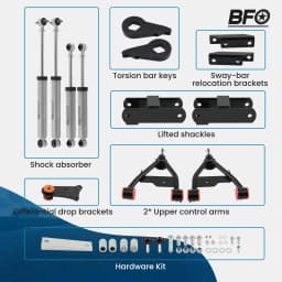 2.5" Lift Kit For Chevy S10 Blazer Pickup For GMC S15 Jimmy Sonoma 1982-2005