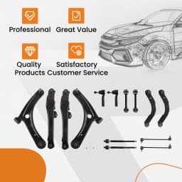 Front Lower Rear Upper Control Arms Sway Bars for Dodge Caliber 2007-2012 K620066 K620065 K641281 K641226
