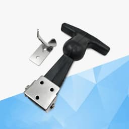 Rubber Hood Catch With Bracket 2pcs Elastic Stainless Steel Rubber Hood Catch Flexible T-shaped Drawer Latch For Coolers Boats
