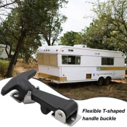 Rubber Hood Catch With Bracket 2pcs Elastic Stainless Steel Rubber Hood Catch Flexible T-shaped Drawer Latch For Coolers Boats