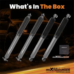 4PCS Front Rear Shock Absorbers For Jeep Grand Cherokee 1999-2004 Lifted 0-3"