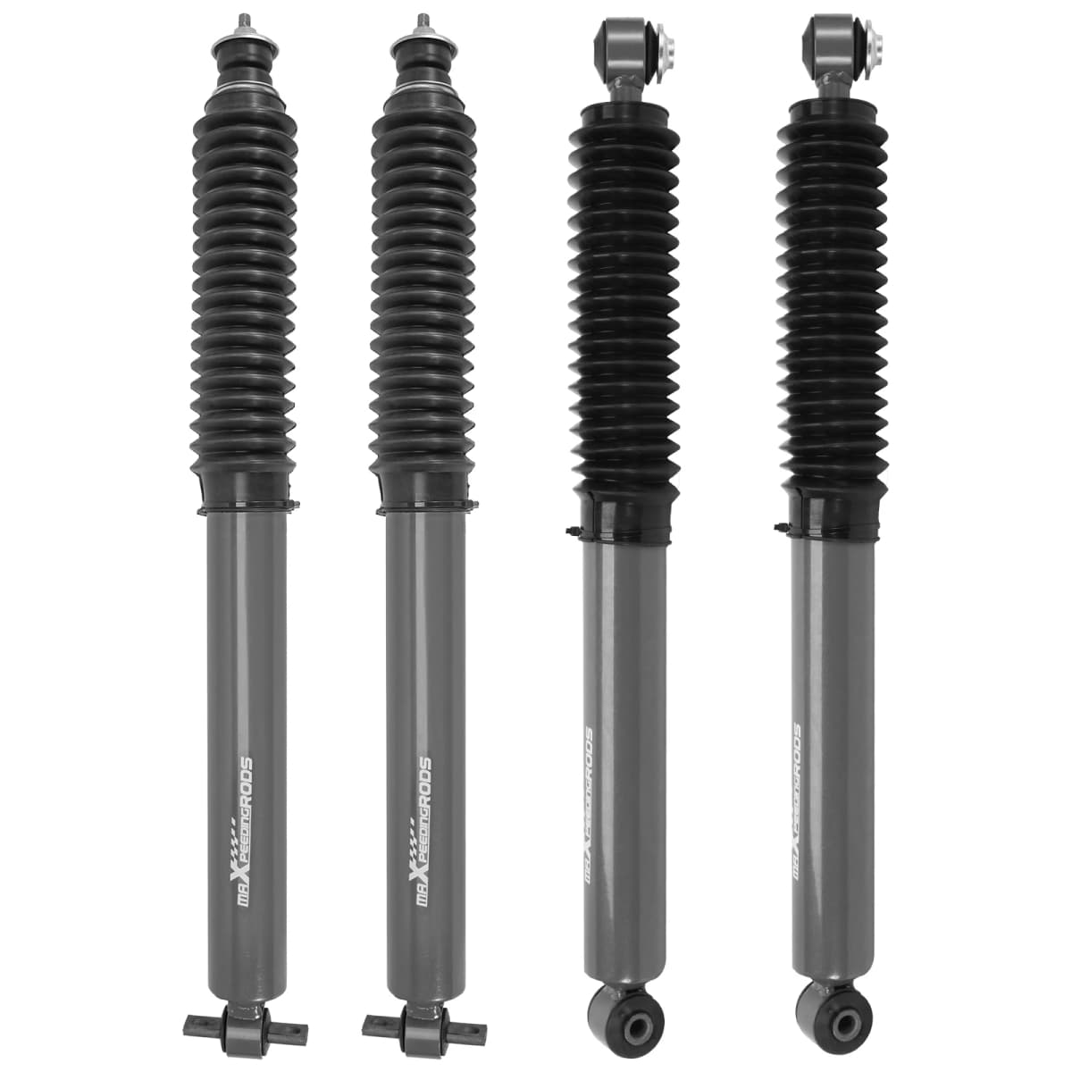4PCS Front Rear Shock Absorbers For Jeep Grand Cherokee 1999-2004 Lifted 0-3"