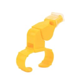 Sports Training Whistle Football Referee Finger Whistle Safe Plastic Ring Whistle Finger Whistle With Tooth Guard For Sport