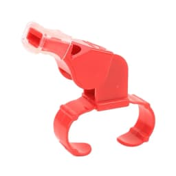 Sports Training Whistle Football Referee Finger Whistle Safe Plastic Ring Whistle Finger Whistle With Tooth Guard For Sport