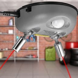 Car Sensor Park Dual Laser Garage Sensor Assist 360-Degree Parking Aid ABS For SUV 360-degree Adjustable Parking Functional
