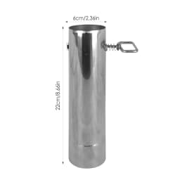Stove Pipe Stainless Steel Chimney Furnace Tube Adjustable Woodstove Chimney Pipe Outdoor Wood Stove Accessories For Camping
