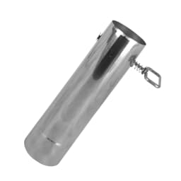 Stove Pipe Stainless Steel Chimney Furnace Tube Adjustable Woodstove Chimney Pipe Outdoor Wood Stove Accessories For Camping