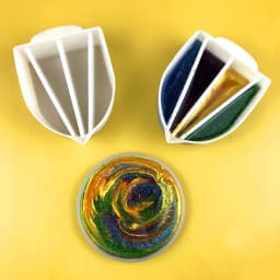 Split Cups For Paints Pouring Acrylic Paint Pouring Cup Silicone Art Paints Tree Rings Ribbons Fluid Pour Supplies For DIY Art