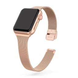 Slim Strap For Apple Watch Band 44mm 40mm 45mm 41mm 38mm 42mm Watchband Meatl Bracelet For iWatch Series 12 11 3 4 5 6 se 7 Band