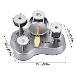 Finger Touch Drum Miniature Drum Set Innovative Finger Touch Mini Drum Kit Electronic Mini Desktop Drum Kit Novel Desktop Drum