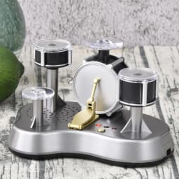 Finger Touch Drum Miniature Drum Set Innovative Finger Touch Mini Drum Kit Electronic Mini Desktop Drum Kit Novel Desktop Drum