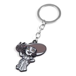 Residents Evils 8 Village Lady Dimitrescu Keychain Alcina Dimitrescu Figure Metal Pendant Key Chain Women Men Keyring Jewelry