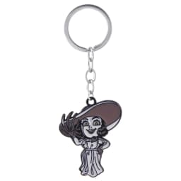 Residents Evils 8 Village Lady Dimitrescu Keychain Alcina Dimitrescu Figure Metal Pendant Key Chain Women Men Keyring Jewelry