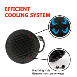 7 Inch LED Headlight with Halo Ring Amber DRL Turn Signal for Suzuki Samurai SJ413 SJ410 1980-1985 7 Inch LED Headlight wi