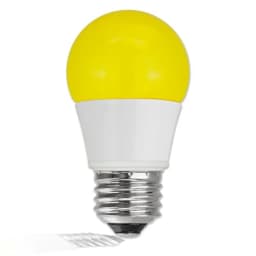 5W Equivalent LED Yellow Bug Light Bulbs, Non-Dimmable