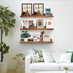24 Inch Floating Shelves Handmade Wooden Picture Ledge Wall Shelf for Bedroom Living Room Office Kitchen Same Dimensions