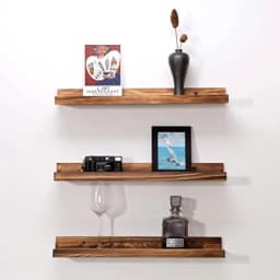 24 Inch Floating Shelves Handmade Wooden Picture Ledge Wall Shelf for Bedroom Living Room Office Kitchen Same Dimensions