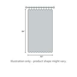 Thick Linen Curtains 84 inch Length 2 Panels Set, Tie Top Light Filtering Curtains Semitransparent Linen Burlap Drapes Privacy