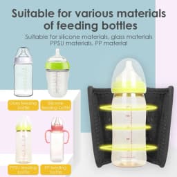 Baby Milk Bottle Warmer Thermostat Bag Car Portable USB Heating Intelligent Warm Milk Tool Insulation Cover Baby Bottle Warmer