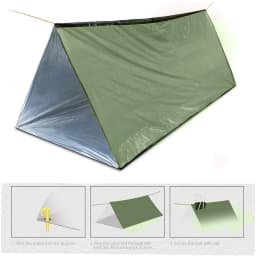 Outdoor Life Tent Emergency Survival Tent Ultralight Survival Shelter Lightweight Mylar Reflective Material Emergency Tent