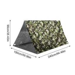 Outdoor Life Tent Emergency Survival Tent Ultralight Survival Shelter Lightweight Mylar Reflective Material Emergency Tent