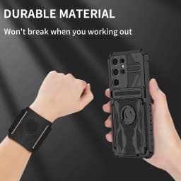 for Samsung Galaxy S21 Note 20 Ultra 5G Wristband Phone Holder, 360° Rotatable Forearm Armband Great for Hiking Biking Running