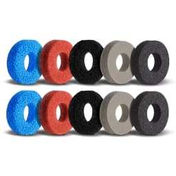 PlayVital 5 Colors 3 Different Strength 5 Pairs Precision Rings for ps5, for ps4, for Xbox Series, for Switch Pro Controller