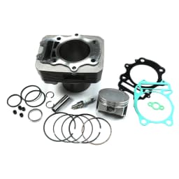 For 2002-2008 Artic Cat Automatic 375 Cylinder Jug Piston Rings Top End Rebuild Kit