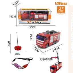 2.4GHZ Rc Cars Dump Truck Vehicle For Children Boys Xmas Birthday Gifts Simulation City Transporter Engineering Model Beach Toys