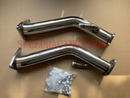 DOWNPIPE PIPE FOR Test Pipes Decat Catless Straight Downpipe Exhaust FITS For 08-13 Nissan 370z Infiniti G37
