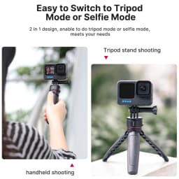 Ulanzi Go-Quick II Tripod Extend Gopro Vlog Tripod with Quick Release Magnetic Mount Mini Tripod for Gopro DJI Insta Action Cam