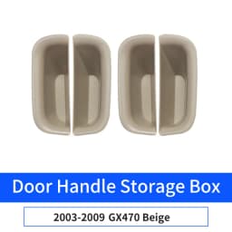 For Toyota Land Cruiser Prado 120 LC120 Lexus GX470 470 2003-2009 Car Door Tray Mat Dust-Proof Shockproof Interior Accessories
