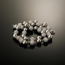 GUCY 6MM And 8MM Heavy Bead Round Cubic Zircon Iced Out Necklaces For Men Women Jewelry Gift