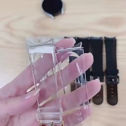 Band For Samsung Galaxy Watch 4 classic 46mm 42mm No Gaps Transparent Silicone Bracelet correa Galaxy Watch 4 5 44mm 40mm Strap